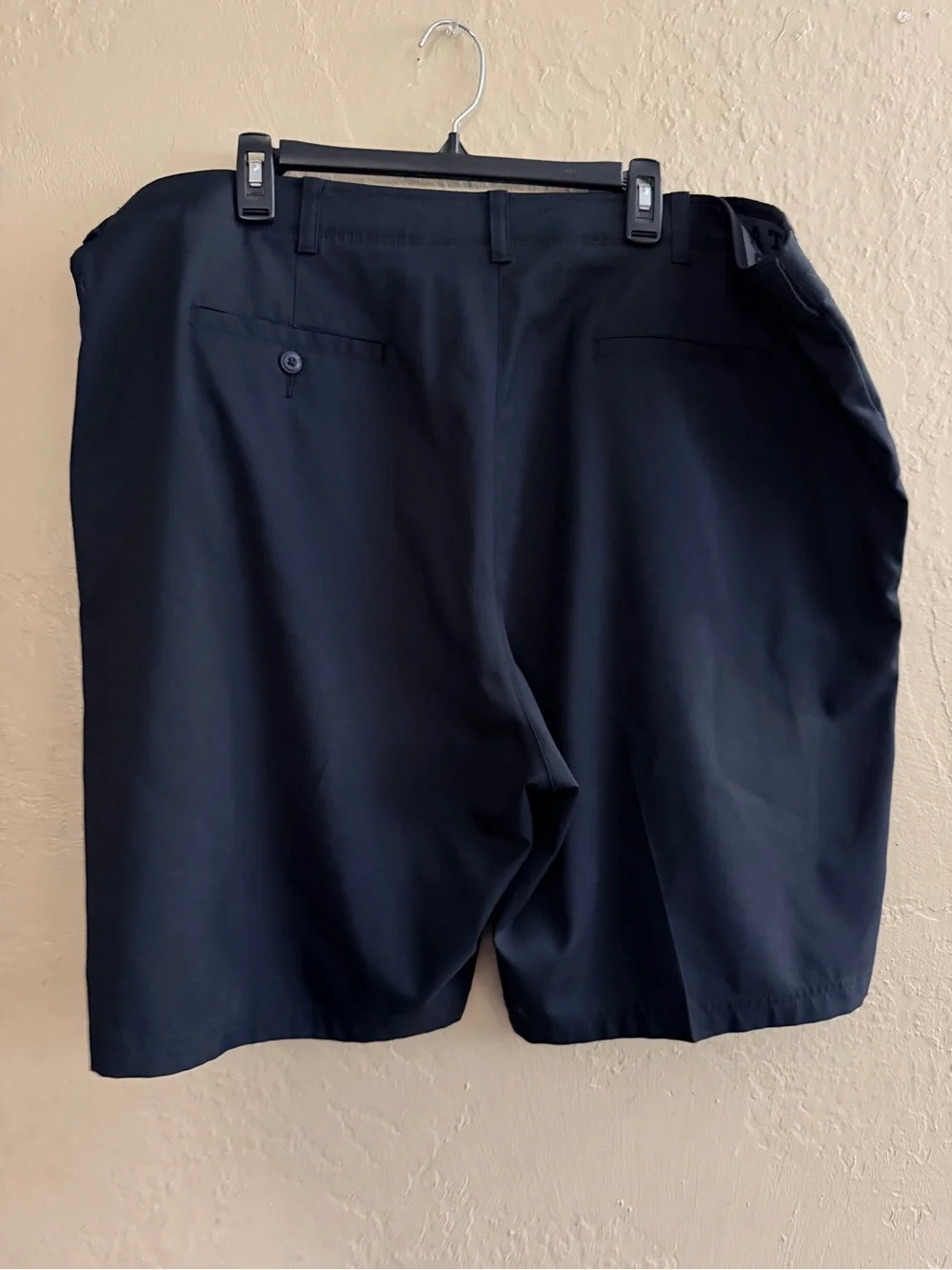 PGA Tour Black Flat-Front Men's Golf Shorts